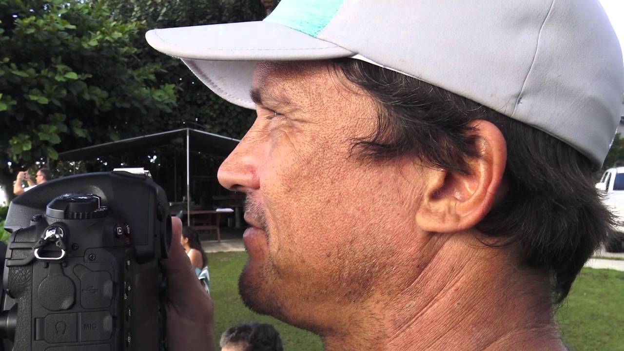 Survival Stance at Waimea Bay