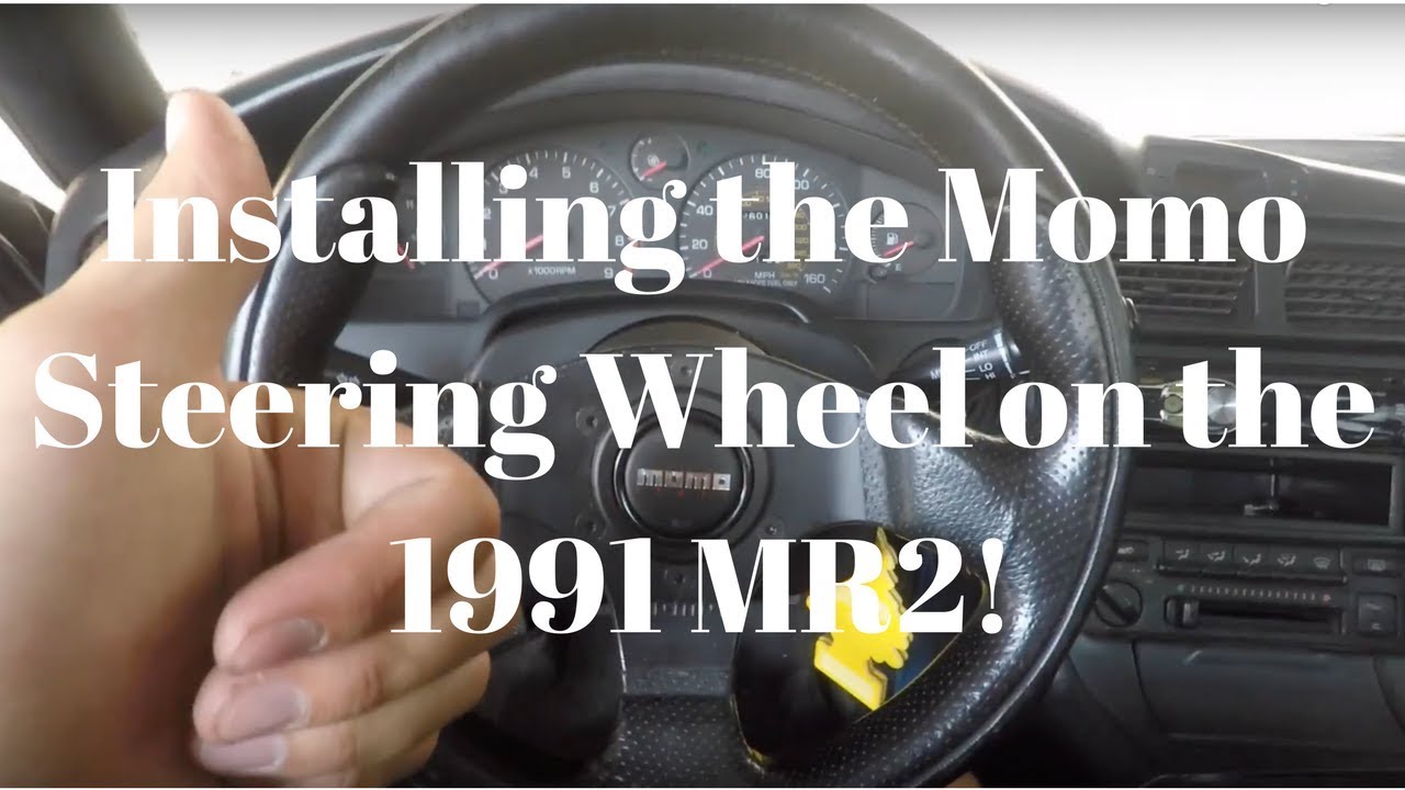 How To Install Aftermarket Steering Wheel On 1991 Toyota MR2 YouTube