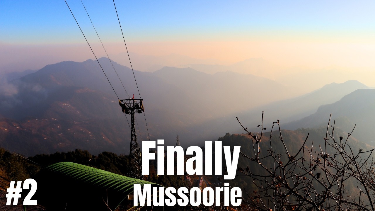 Mussoorie Vlog Day 2 | Room Tour + Dalai Hills + Mall Road