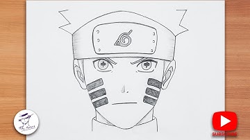 How to draw Naruto step by step | Anime drawing tutorial | Easy drawing ideas for beginners