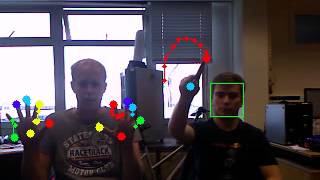 Finger Tip Tracking of Four Hands