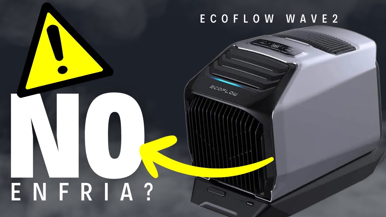 ❌ PUEDE este AIRE acondicionado portátil para autos ENFRIAR una Furgoneta  CAMPER?? 👉 ECOFLOW WAVE 2 