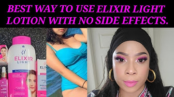 ELIXIR LIGHT GLUTATHIONE. HOW TO USE IT WITH NO SIDE EFFECTS.
