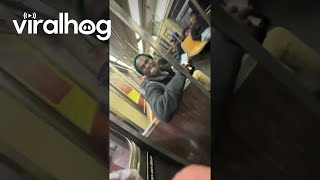 Subway Doors Keep Closing On Commuter || ViralHog