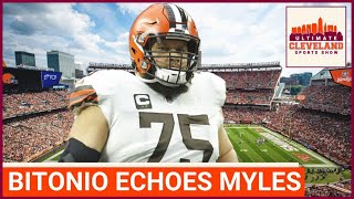 Joel Bitonio to the Browns: I might retire if you can't prove we'll be competitive next season