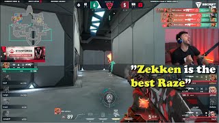Tarik reacts to Zekken INSANE ACE choke | G2 vs SEN
