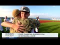 Soldier returns home, surprises son at baseball game in Texas