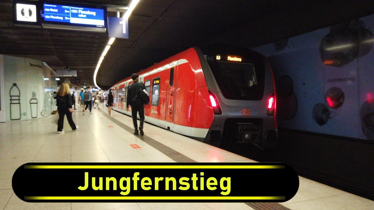 S-Bahn Station Jungfernstieg - Hamburg 🇩🇪 - Walkthrough 🚶