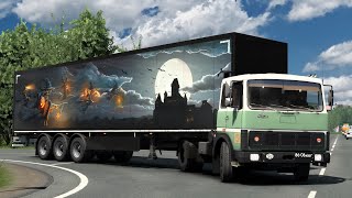видео: 2092 / ETS2 1.56 / На МАЗе к ВЕДЬМАМ!!! / ивент Хеллоуин. картинка: 2092 / ETS2 1.56 / На МАЗе к ВЕДЬМАМ!!! / ивент Хеллоуин.