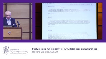 Psychology Research Day 2019 - APA databases on EBSCOHost