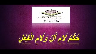4- منظومة تحفة الأطفال والغلمان بصوت الشيخ أيمن سويد( حكم لام أل ولام الفعل)