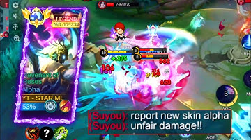 19 KILLS!! NEW ALPHA UNLIMITED TRUE DAMAGE BUILD 2025 ( 100000% must try) mlbb