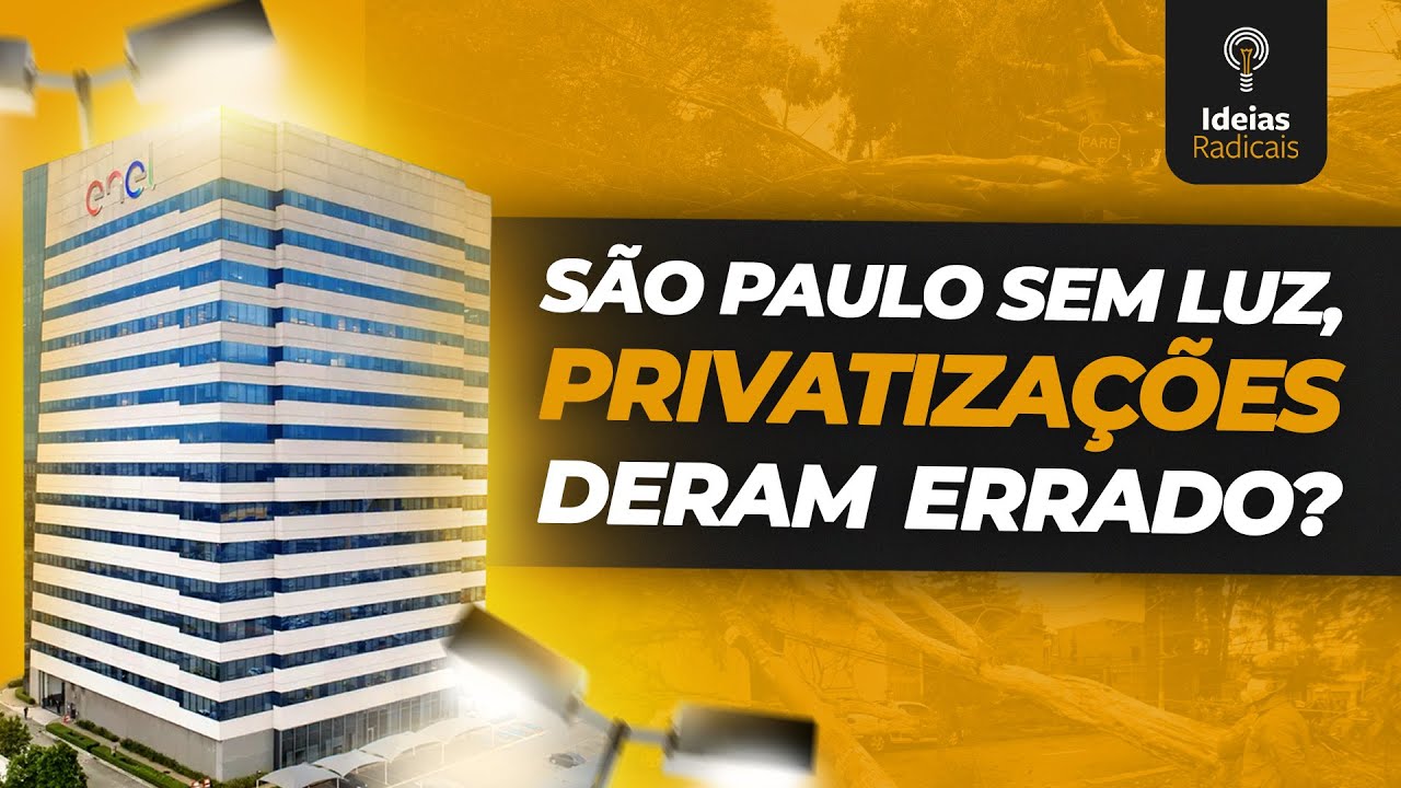Queda de energia em São Paulo é culpa da privatização da Enel?