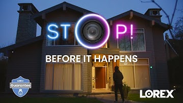Stop Before It Happens with Lorex Smart Security Lighting