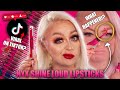 NYX COSMETICS SHINE LOUD LIPSTICKS | Viral on TikTok!? Review, Wear Test, Swatches & More! | MCDREW