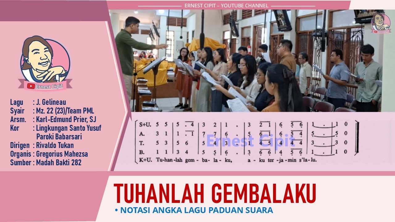 Tuhanlah Gembalaku | Madah Bakti 282 | Lingkungan St. Yusuf