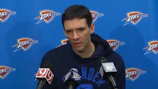 Mark Daigneault PostGame Interview | Oklahoma City Thunder vs Minnesota Timberwolves