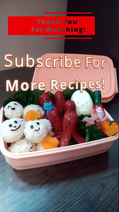How to Make Cute Panda Onigiri, Bento Box Ideas — PY's Kitchen