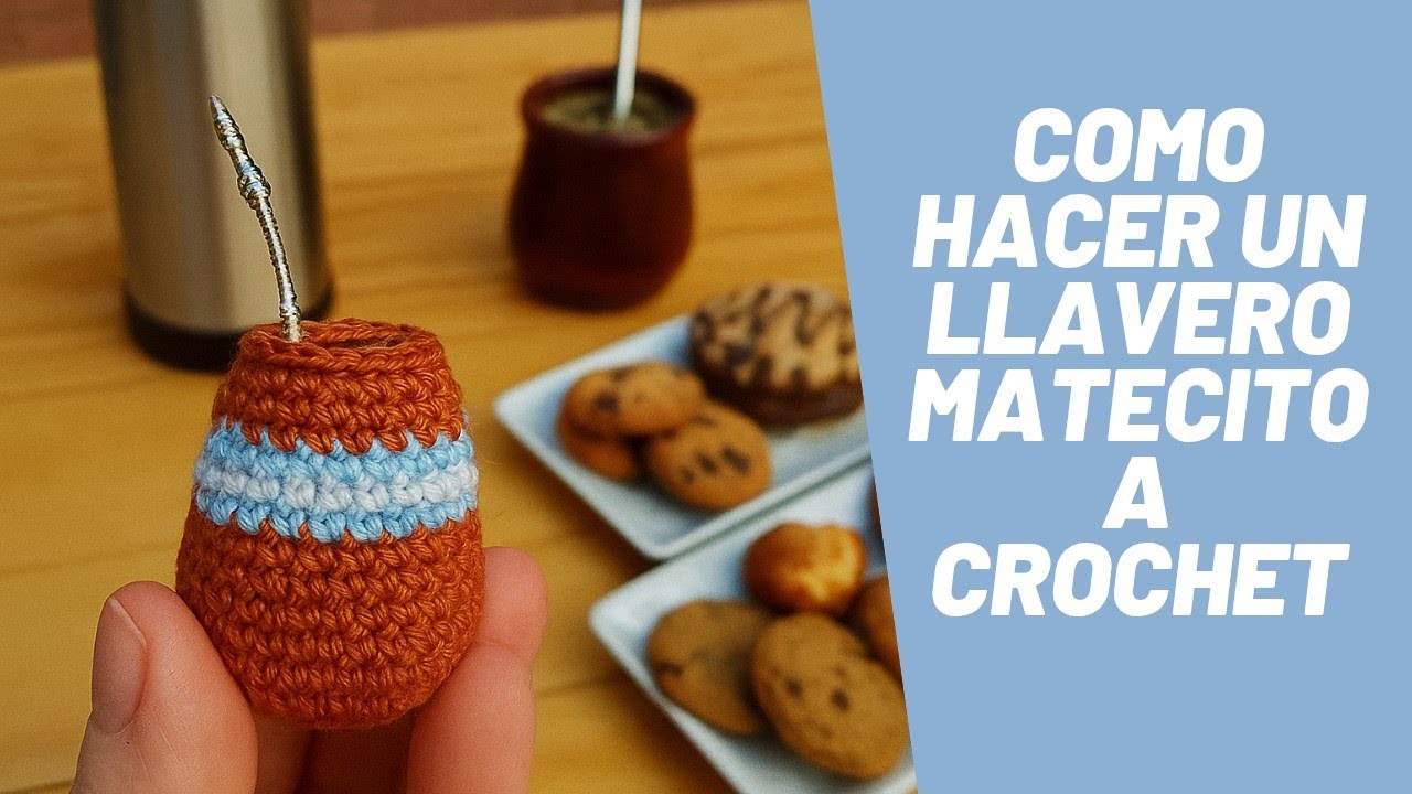 Set matero, hoy: Mini mate amigurumi llavero, ideal para vender!