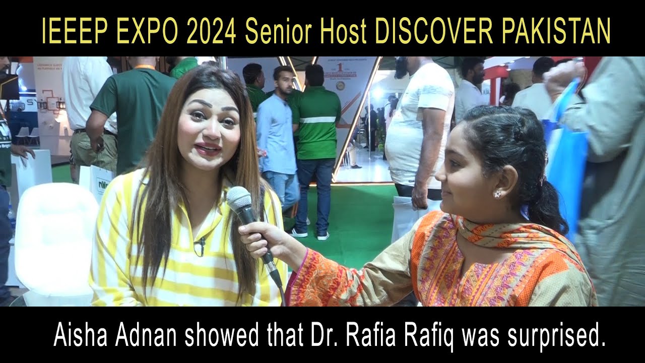 Aisha Adnan showed that Dr. Rafia Rafiq was surprised. Senior Host ...