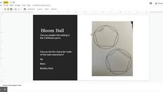 Bloom Ball Creation pptx - Google Slides