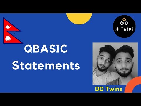 #4 Qbasic tutorial in Nepali || REM, CLS, LET, INPUT, READDATA, PRINT, END Statement || Learn Qbasic