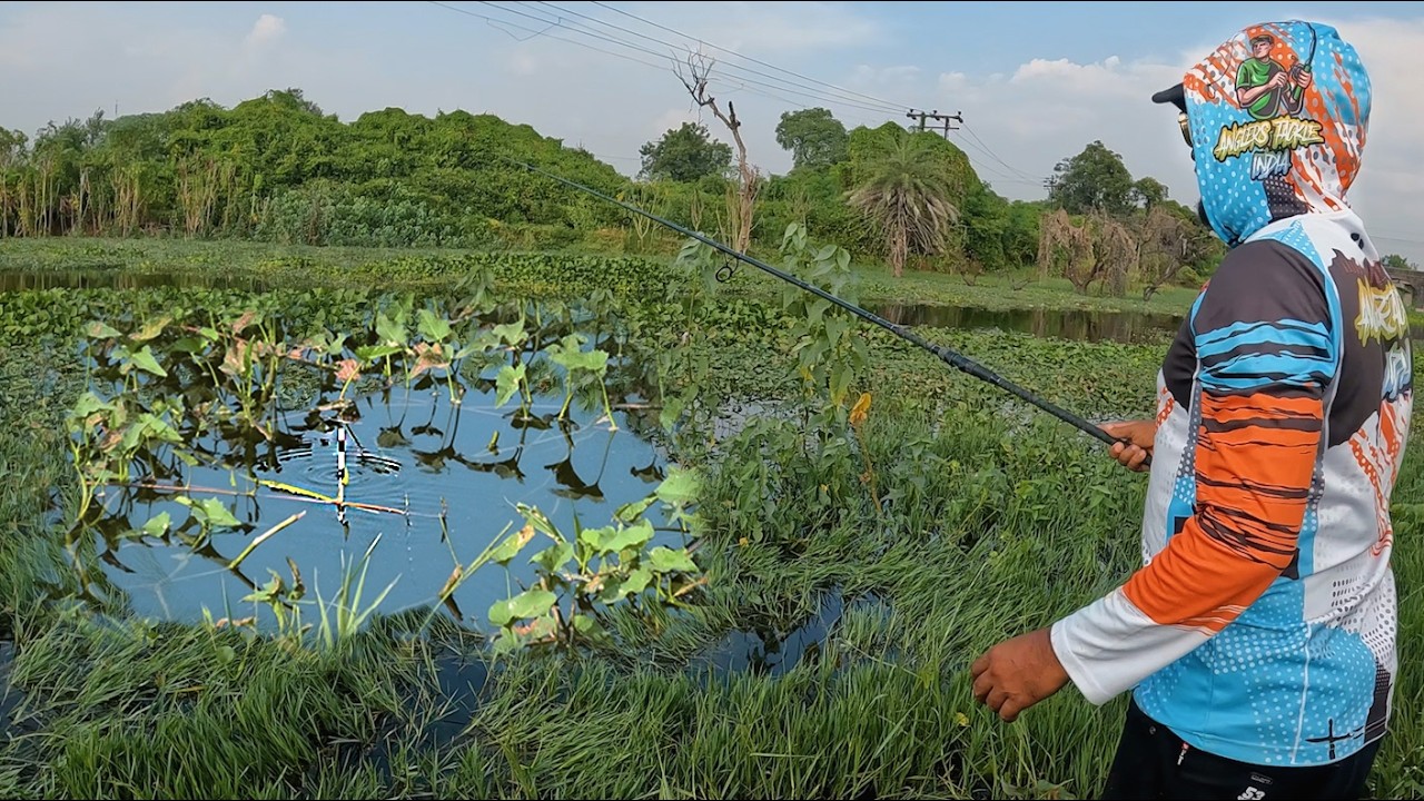 How to float fishing P3 || Rohu fishing single hook  | best fishing techniques ||rohu fishing videos