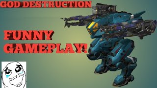 FUNNY GAMEPLAY HOVER SHOCKTRAIN/CRV : WAR ROBOTS - MAP DREADNOUGHT #57