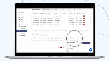How to Manage Pitch Count Operations | Scorebird Web Portal