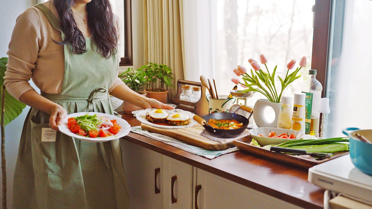 매일 20분 맛있는 집밥 레시피🍳 | 요리 초보를 위한 맛있는 식탁 | 참치스테이크, 스팸마요덮밥, 냉파스타, 해물파전, 순대볶음, 무생채, 롤샌드위치