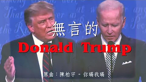 《无言的Donald Trump》晴天林｜美国大选：特朗普与拜登｜原曲：陈柏宇 - 你瞒我瞒 - 天天要闻
