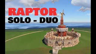 RAPTOR | RUST BASE | TUTORIAL | SOLO - DUO | 2024