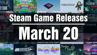 New Steam Games - Wednesday March 20 2024