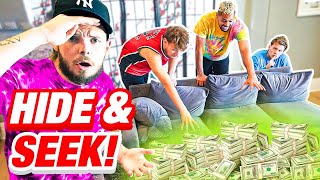 Hide N Seek BUT I Hid $1000 Around The House!