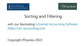 Sorting and Filtering Application-https://www.uni-accounting.com/versions screenshot 3