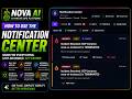 HOW TO Use the Notification Center in NOVA AI | Monitor Incidents, Alerts &amp; Applications