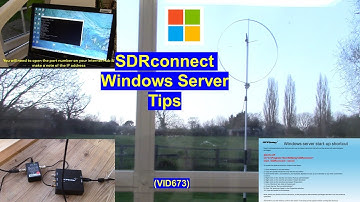SDRplay - SDRconnect Windows Server Tips (VID673)