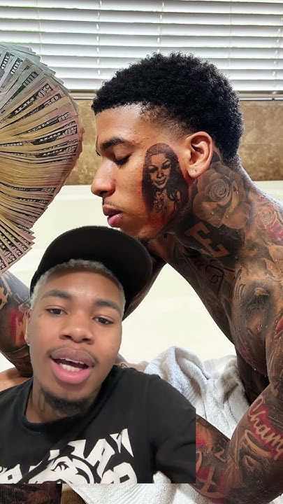 Nle Choppa Tattoos Chrisean Rock on his Face 🤦🏽‍♂️ - YouTube