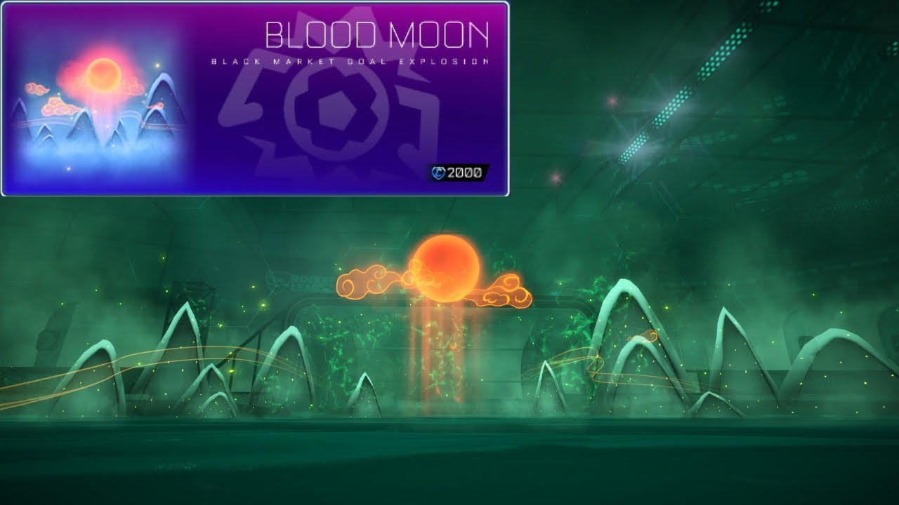 New Blood Moon Goal Explosion Rocket League Showcase!!