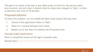 How to Use a for Loop to Check Service Status in a Bash Script