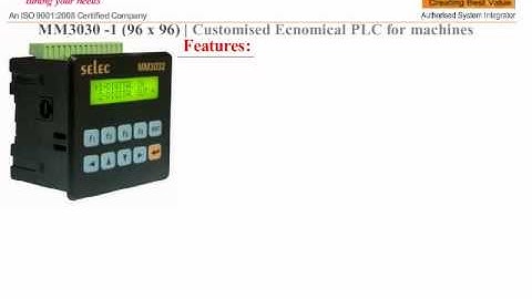SELEC MM3032 PROGRAMMABLE LOGIC CONTROLLER