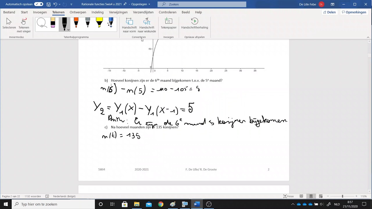 H3 Rationale functies toepassingen konijnenpopulatie  YouTube