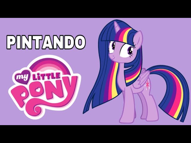 Colorir MLP My Little Pony Jogos de Pintar Desenhos animados Video infantil  Brinquedos para crianças 