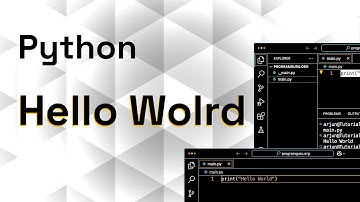 Python Hello World | Write and Run Your First Python Program | ProgramGuru.org