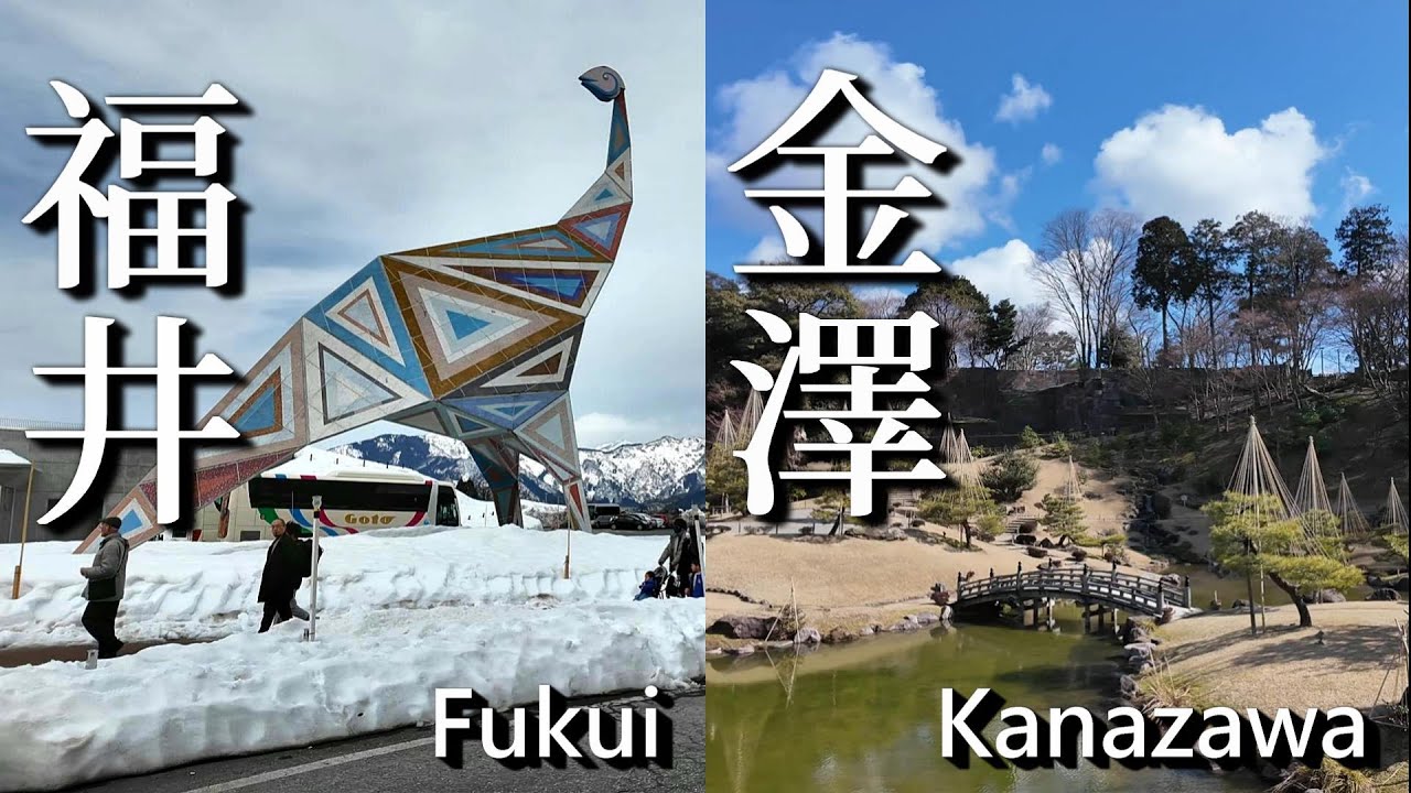 日本北陸 金澤 福井 四天三夜之旅 (下) | 兼六園 金澤城 玉泉院丸庭園 尾山神社 近江町市場 福井恐龍博物館 東尋坊 dormy inn 金澤 #北陸 #金澤 #福井