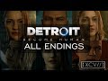 Detroit: Become Human ¦ &#39;Crossroads - Markus&#39; ALL ENDINGS (PC,PS4) 60fps |【XCV//】