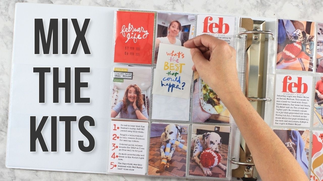 Сочетание различных наборов Project Life: почему я не придерживаюсь месячного плана.