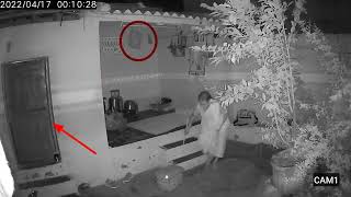 real ghost that infiltrates the body of the elderly grandmother CCTV Do not miss this wonderful scen