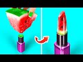 WEIRD AND FUNNY WAYS TO SNEAK MAKEUP || How to Not Get Caught! Cool Tips For Sneak Food by 123 GO!