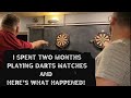I spent two months playing darts matches and heres what happened and my update on q school 2022